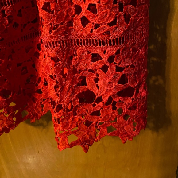 NWOT red lace midi sundress - Picture 4 of 11